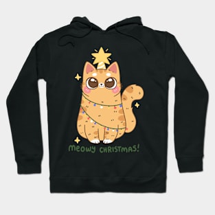 Meowy Christmas Hoodie